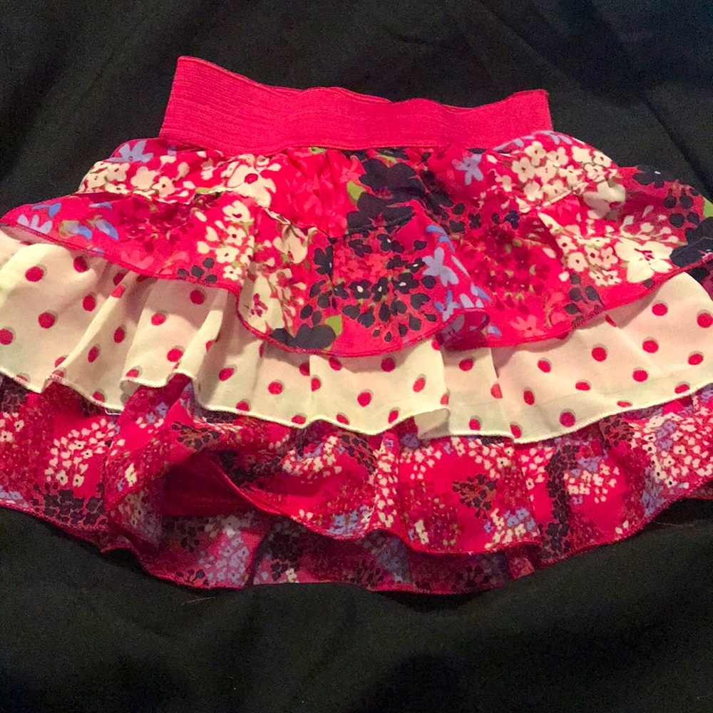 Pink flower skirt